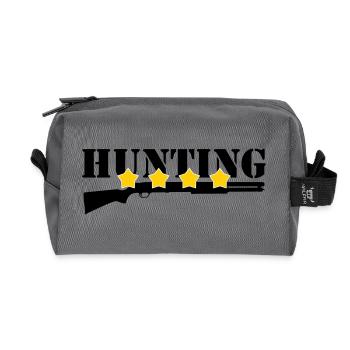 Chasse - Chasseur - Trousse de toilette en tissu recyclé - anthracite - Devant