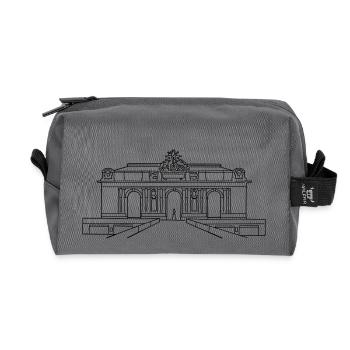 Grand Central Station de New York - Trousse de toilette en tissu recyclé - anthracite - Devant