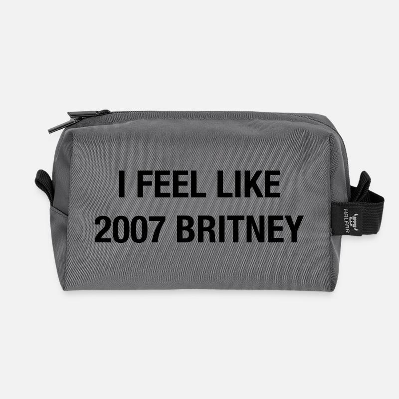 I Feel Like 2007 Britney – Y2K Pop Shirt - Recycelte Kulturtasche - Anthrazit