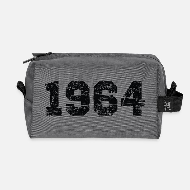 1964 - Recycelte Kulturtasche - Anthrazit