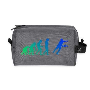 Pickleball pro Geschenk für Pickleball Athlet Fans - Recycelte Kulturtasche - Anthrazit - Vorne