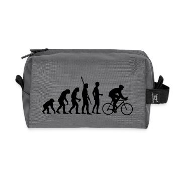 evolution_radfahrer - Recycelte Kulturtasche - Anthrazit - Vorne