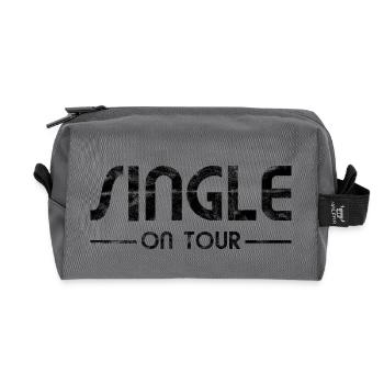 Partnersuche - Single On Tour - Recycelte Kulturtasche - Anthrazit - Vorne
