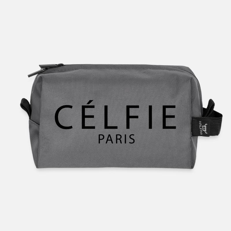 Célfie Paris - Recycelte Kulturtasche - Anthrazit