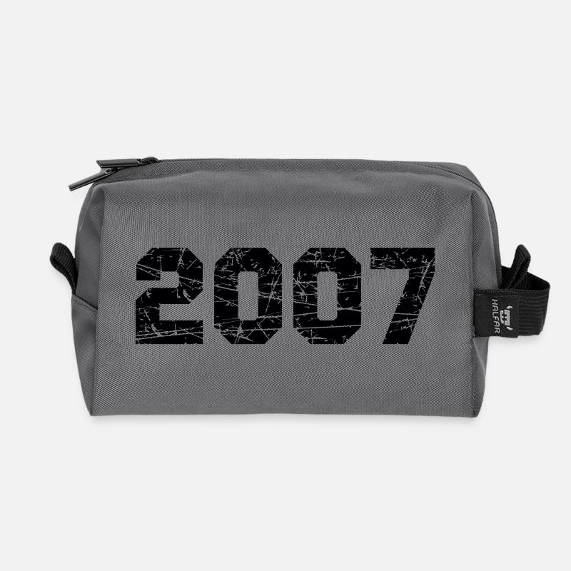 2007 - Recycelte Kulturtasche - Anthrazit