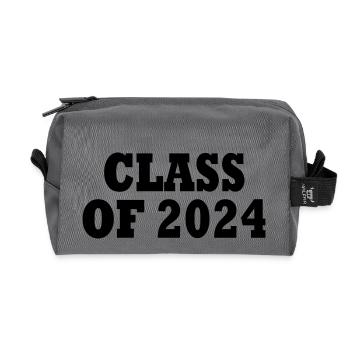 Class of 2024 - Recycelte Kulturtasche - Anthrazit - Vorne
