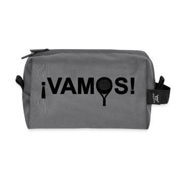 Vamos! - Recycelte Kulturtasche - Anthrazit - Vorne