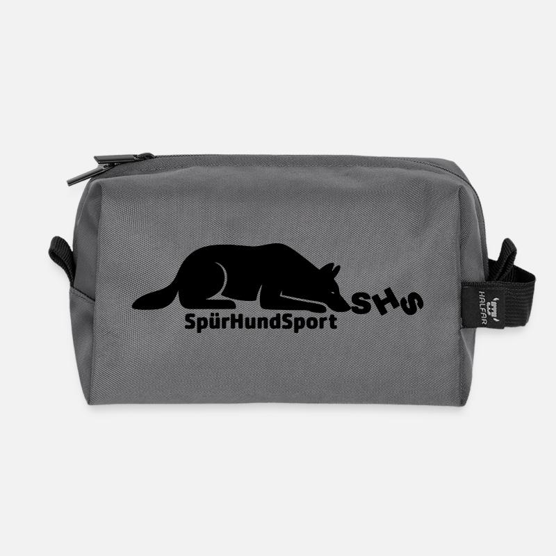 SHS Logo schwarz - Recycelte Kulturtasche - Anthrazit