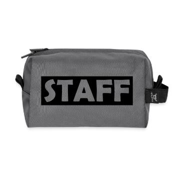 Staff - Recycelte Kulturtasche - Anthrazit - Vorne