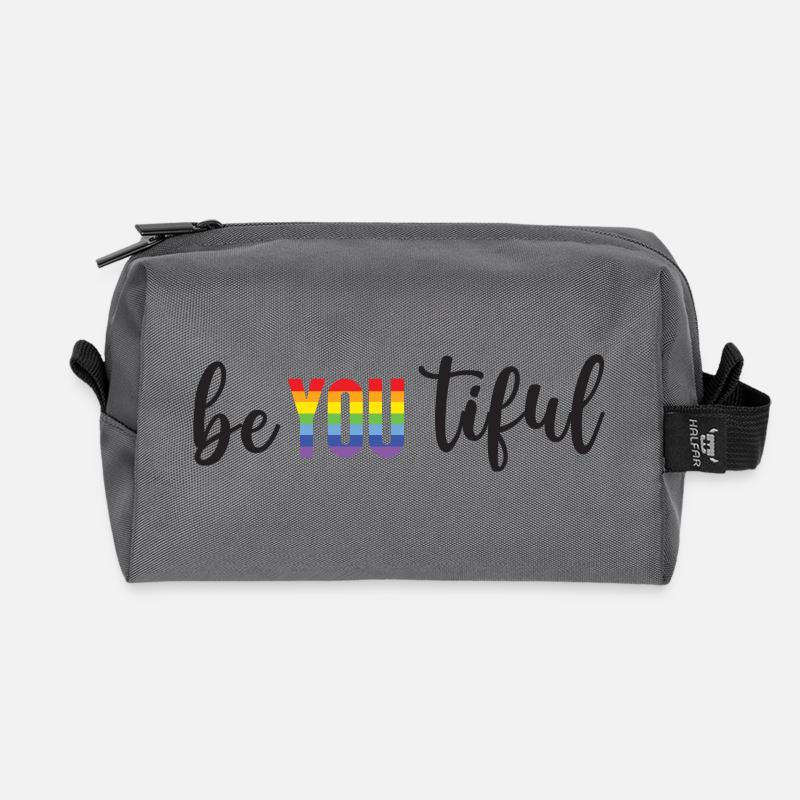 Pride Month LGBT - BeYOUTiful - Recycelte Kulturtasche - Anthrazit