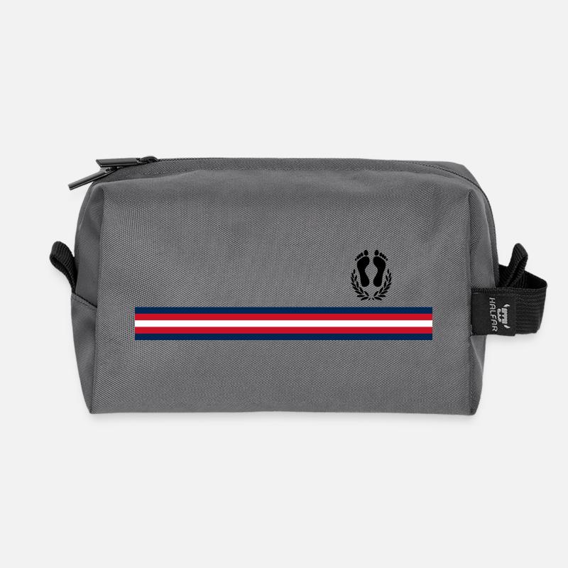 Pied Noir - Recycelte Kulturtasche - Anthrazit