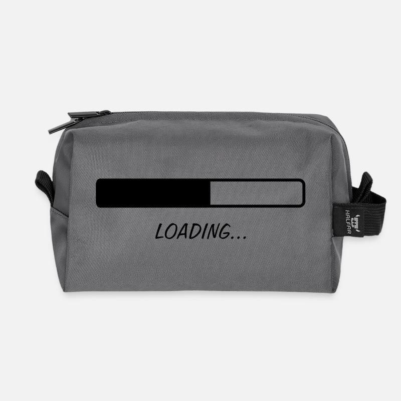 Loading... - Recycelte Kulturtasche - Anthrazit