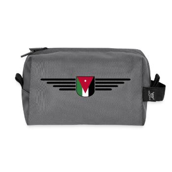 Jordan Amman Fan Outfit T-Shirt Design Gift - Trousse de toilette en tissu recyclé - anthracite - Devant