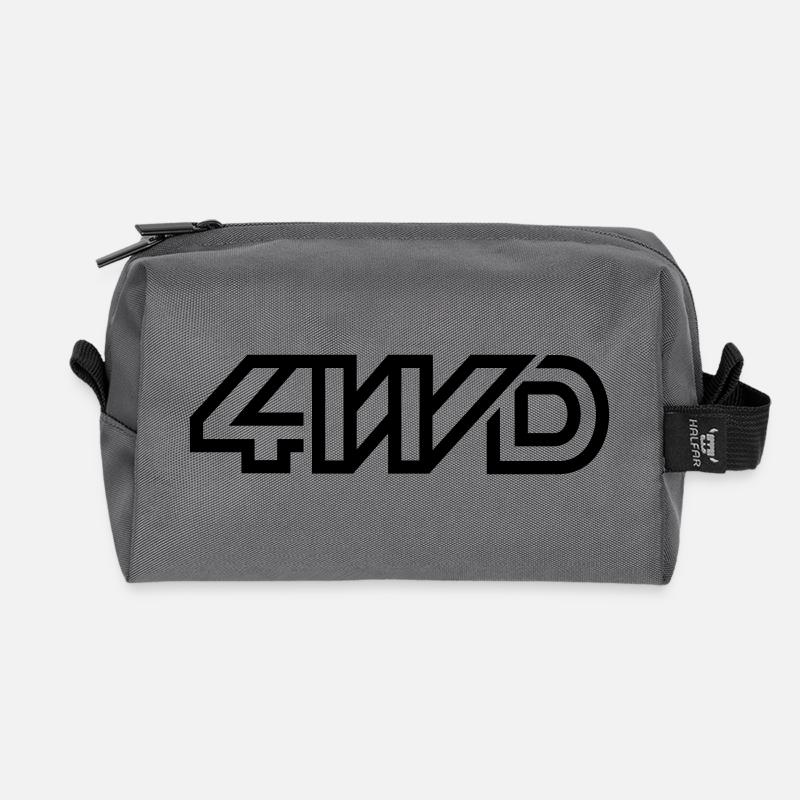 4WD - Recycled Toiletry Zip Bag - anthracite