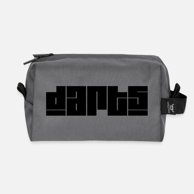 Dart,Darts - Recycelte Kulturtasche - Anthrazit