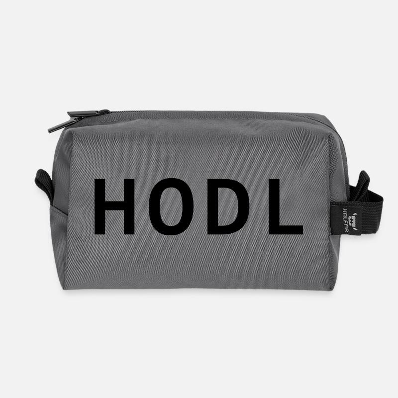 HODL - Recycelte Kulturtasche - Anthrazit