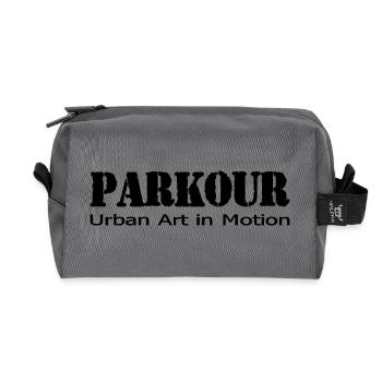 Parkour - Recycelte Kulturtasche - Anthrazit - Vorne