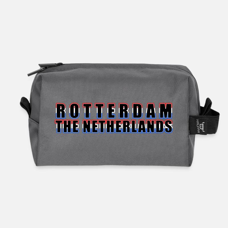 Rotterdam Europa - die Niederlande - Recycelte Kulturtasche - Anthrazit