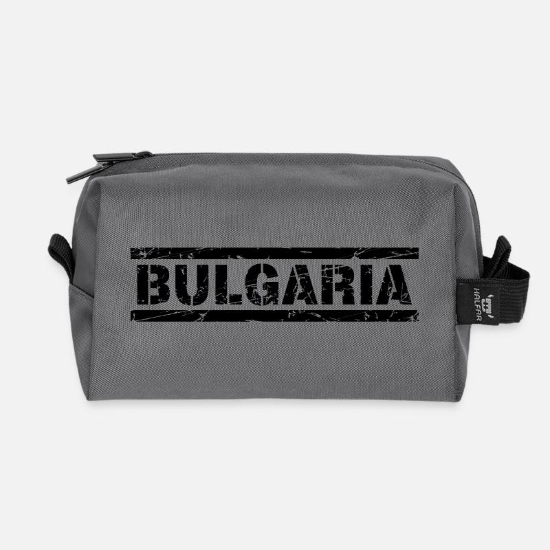 Bulgaria - Recycelte Kulturtasche - Anthrazit