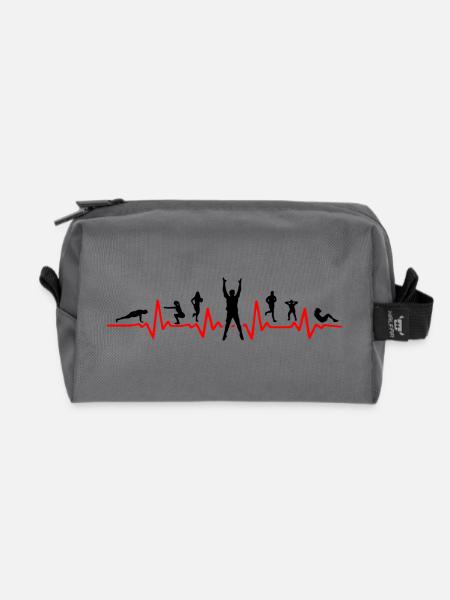 EKG Sports - Recycelte Kulturtasche - Anthrazit