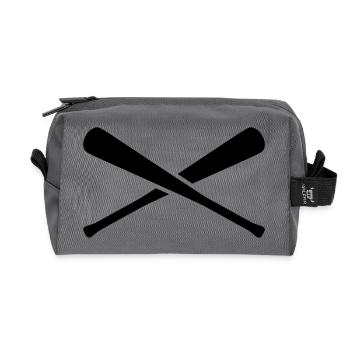 baseball_x_1c - Recycelte Kulturtasche - Anthrazit - Vorne