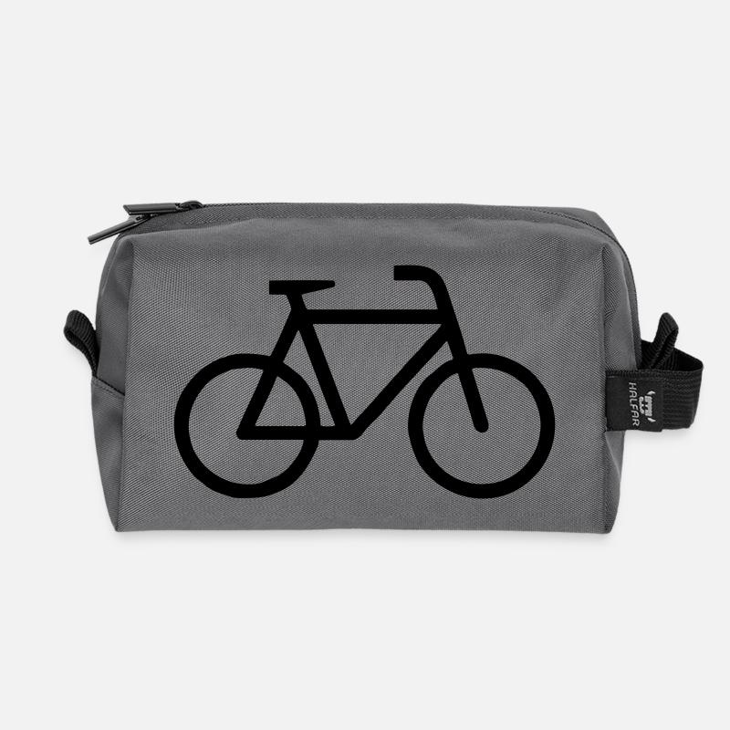 Fahrrad - Recycelte Kulturtasche - Anthrazit