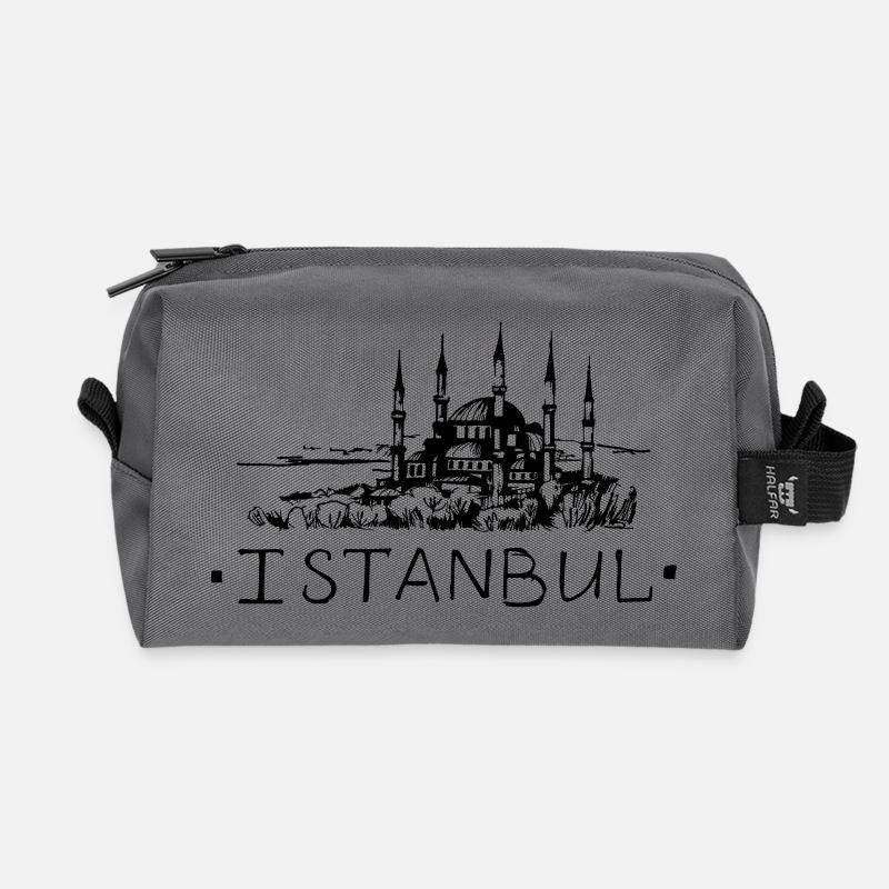 Istanbul - Recycelte Kulturtasche - Anthrazit