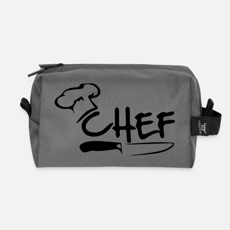 Chefkoch - Recycelte Kulturtasche - Anthrazit