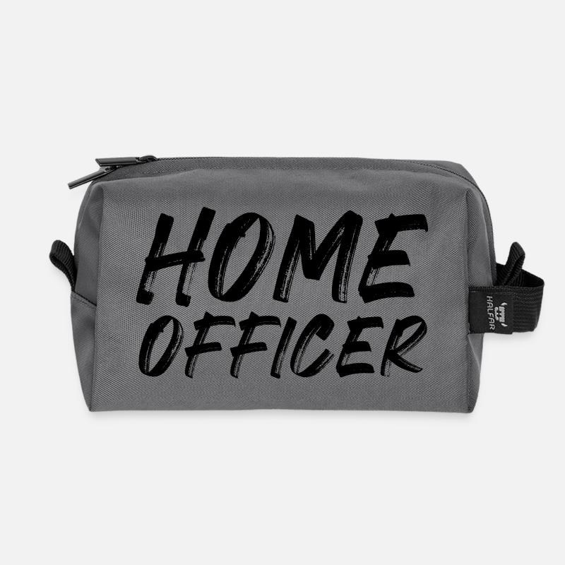 Homeofficer - Recycelte Kulturtasche - Anthrazit