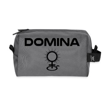 Dominatrice - Trousse de toilette en tissu recyclé - anthracite - Devant