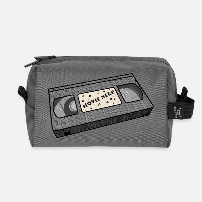 Movie Nerd - Recycelte Kulturtasche - Anthrazit