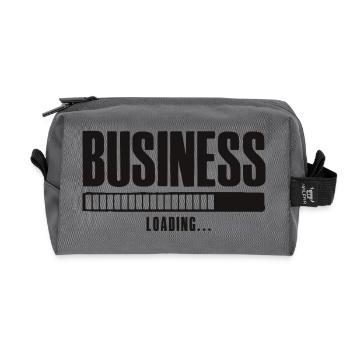 Business Loading Online Business Affiliate - Recycled Toiletry Zip Bag - anthracite - Front