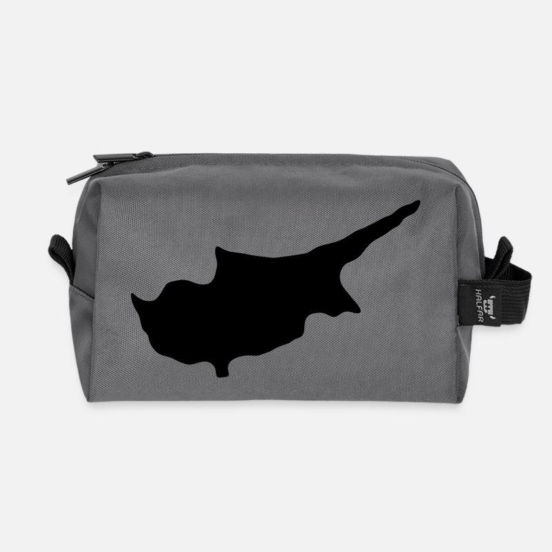 Cyprus - Recycled Toiletry Zip Bag - anthracite