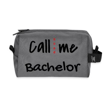 Bachelor Abschluss Promotion Sponsion 2026 - Recycelte Kulturtasche - Anthrazit - Vorne