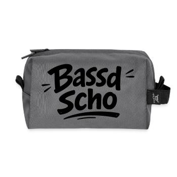 Bast_scho - Recycelte Kulturtasche - Anthrazit - Vorne