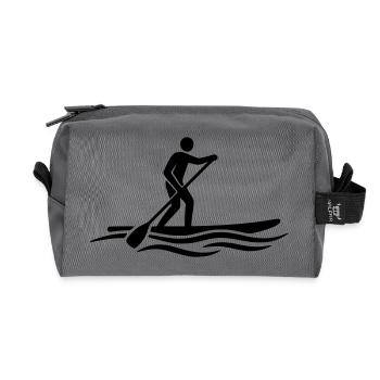  Stand Up Paddling SUP Board Wassersport See - Recycelte Kulturtasche - Anthrazit - Vorne