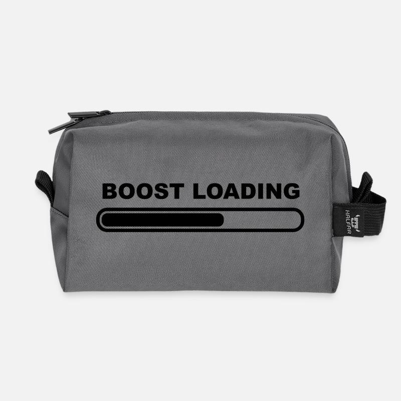 Turbo-Auto laden - Recycelte Kulturtasche - Anthrazit