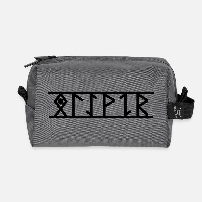 Oliver - Recycled Toiletry Zip Bag - anthracite