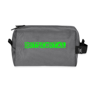 Ditschitäl! TShirts für Nerds & Digitalisierung - Recycelte Kulturtasche - Anthrazit - Vorne
