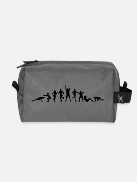 Sport Kreislauf - Recycelte Kulturtasche - Anthrazit