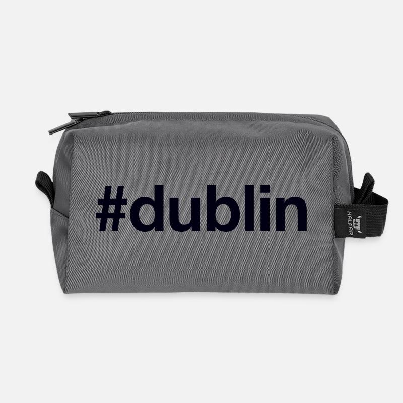 DUBLIN Ireland Irland - Recycelte Kulturtasche - Anthrazit