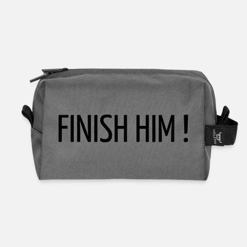 Zitat / Geek / Gaming / Videospiele / Nerd - Recycelte Kulturtasche - Anthrazit