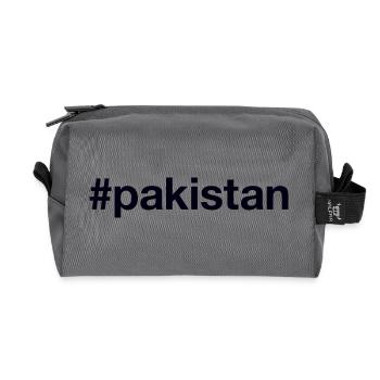 PAKISTAN Hashtag - Recycelte Kulturtasche - Anthrazit - Vorne