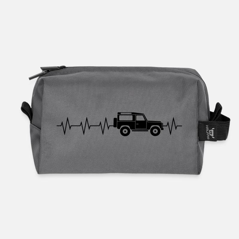 Defender-Heartbeat - Recycelte Kulturtasche - Anthrazit