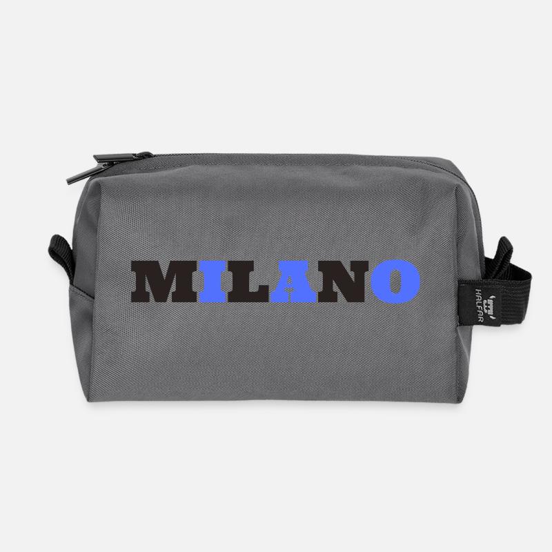 Milano Milan Mailand - Recycelte Kulturtasche - Anthrazit