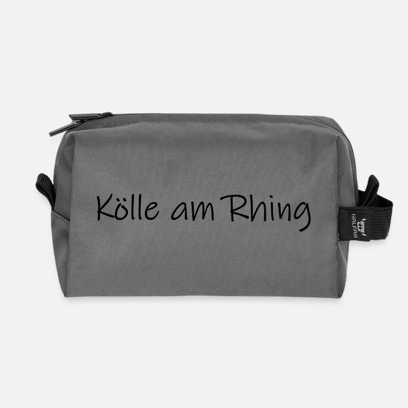 Kölle am Rhing - Recycelte Kulturtasche - Anthrazit