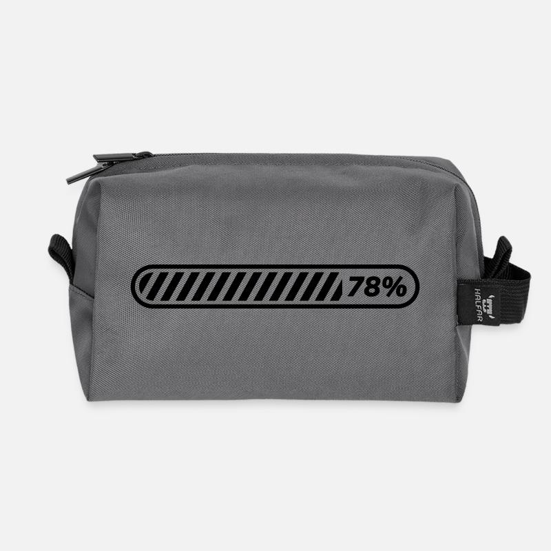 Loading… 78 % - Recycelte Kulturtasche - Anthrazit
