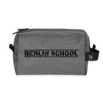 Berlin School - Recycled Toiletry Zip Bag - anthracite - Front