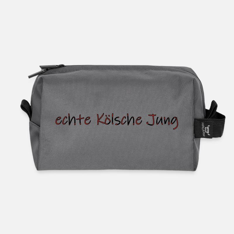 echte Kölsche Jung - Recycelte Kulturtasche - Anthrazit