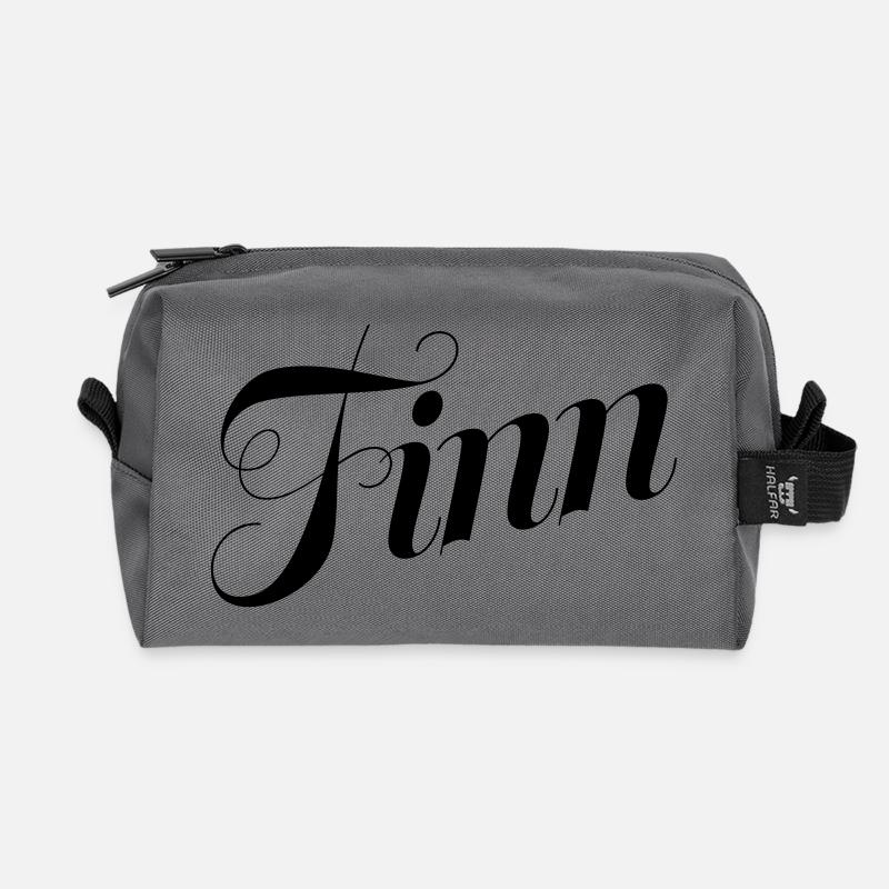 Finn - Recycelte Kulturtasche - Anthrazit